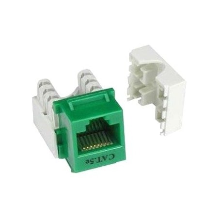 Unc Group Cat5E Keystone Jack 110 Type Green KEYC5E-GRN